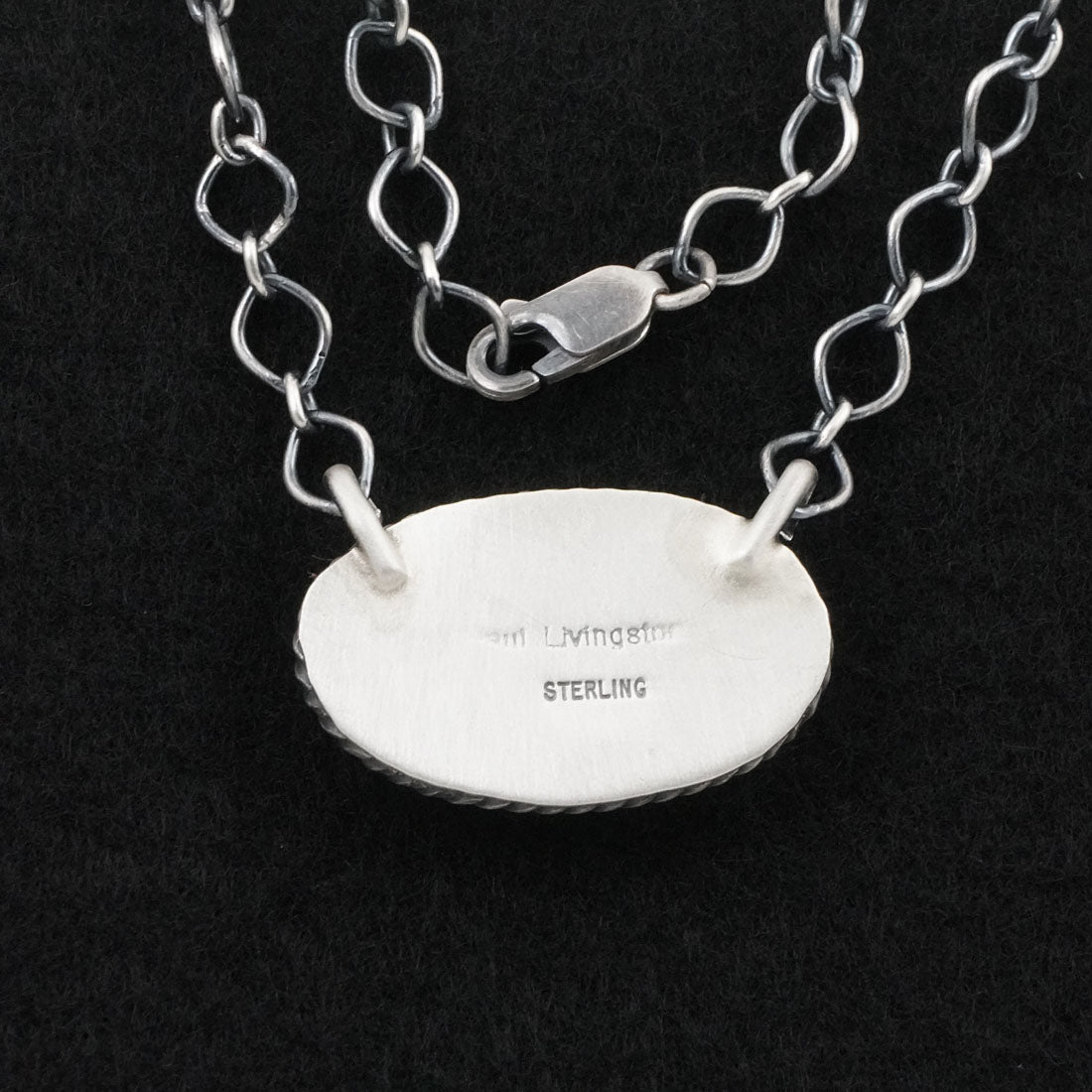 Paul Livingston Turquoise & Sterling Silver Necklace