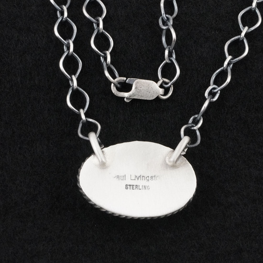 Paul Livingston Turquoise & Sterling Silver Necklace