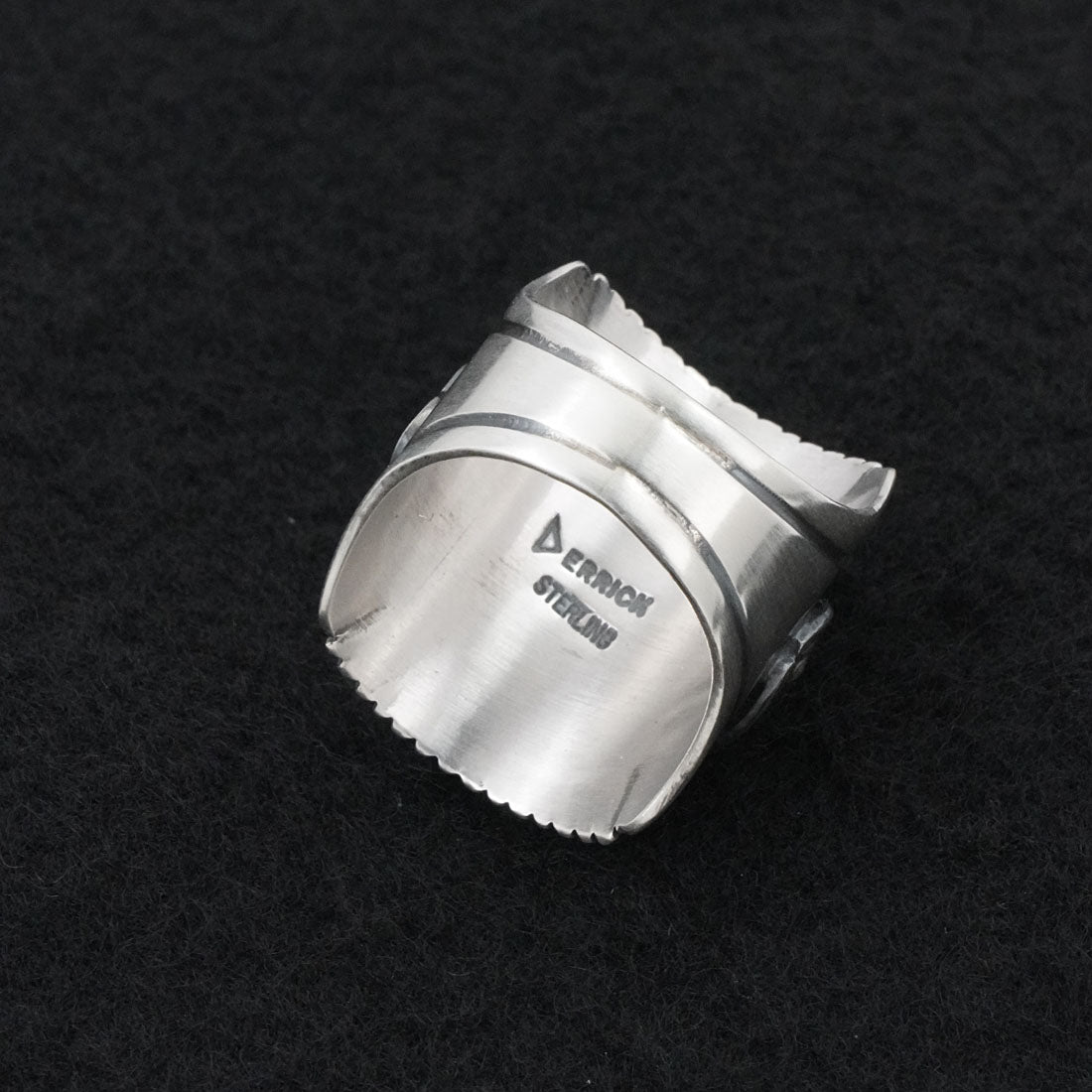 Derrick Gordon Turquoise & Sterling Silver Ring Sz. 10