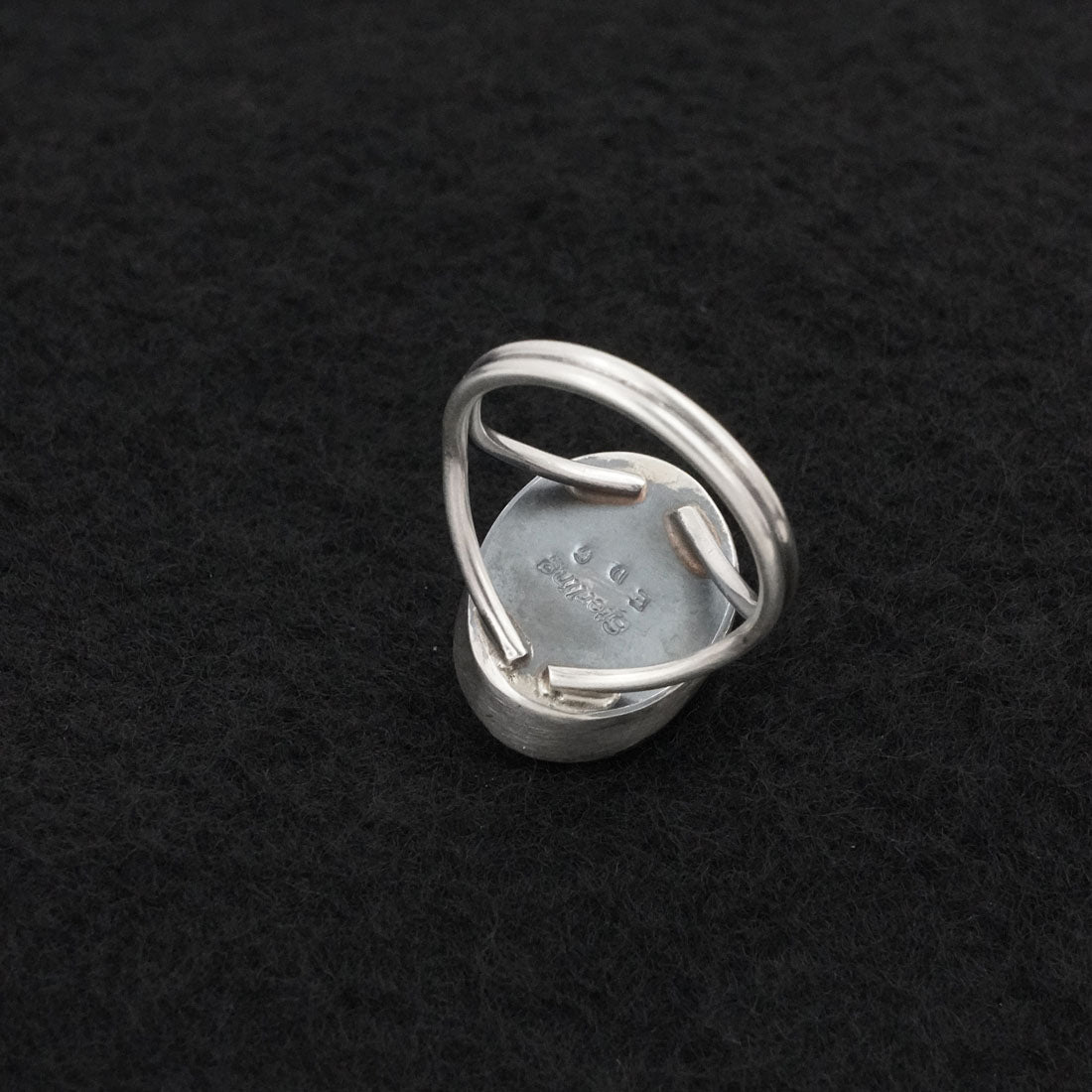 Eugene Gruber Turquoise & Sterling Silver Ring Size 6