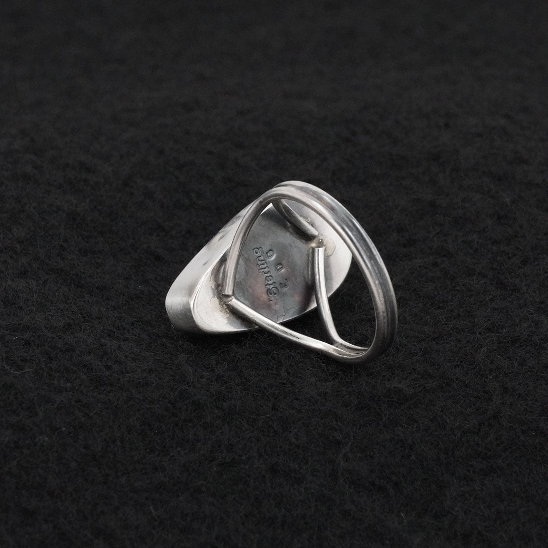 Eugene Gruber Turquoise & Sterling Silver Ring Size 7