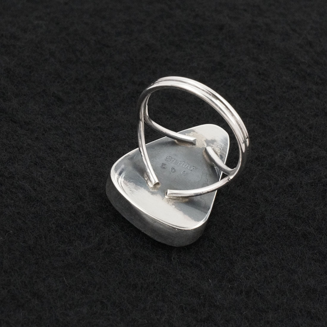 Eugene Gruber Turquoise & Sterling Silver Ring Size 9