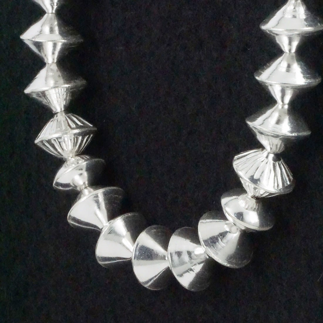 Preston Haley Sterling Silver Navajo Pearl Necklace 18"