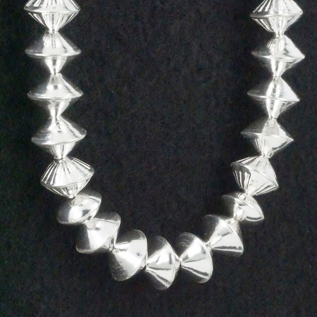 Preston Haley Sterling Silver Navajo Pearl Necklace 18"