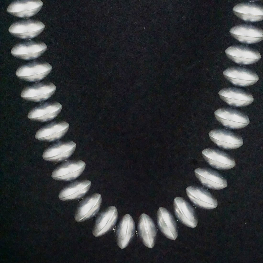 Dorinda Mariano Sterling Silver Navajo Pearl Necklace 20"