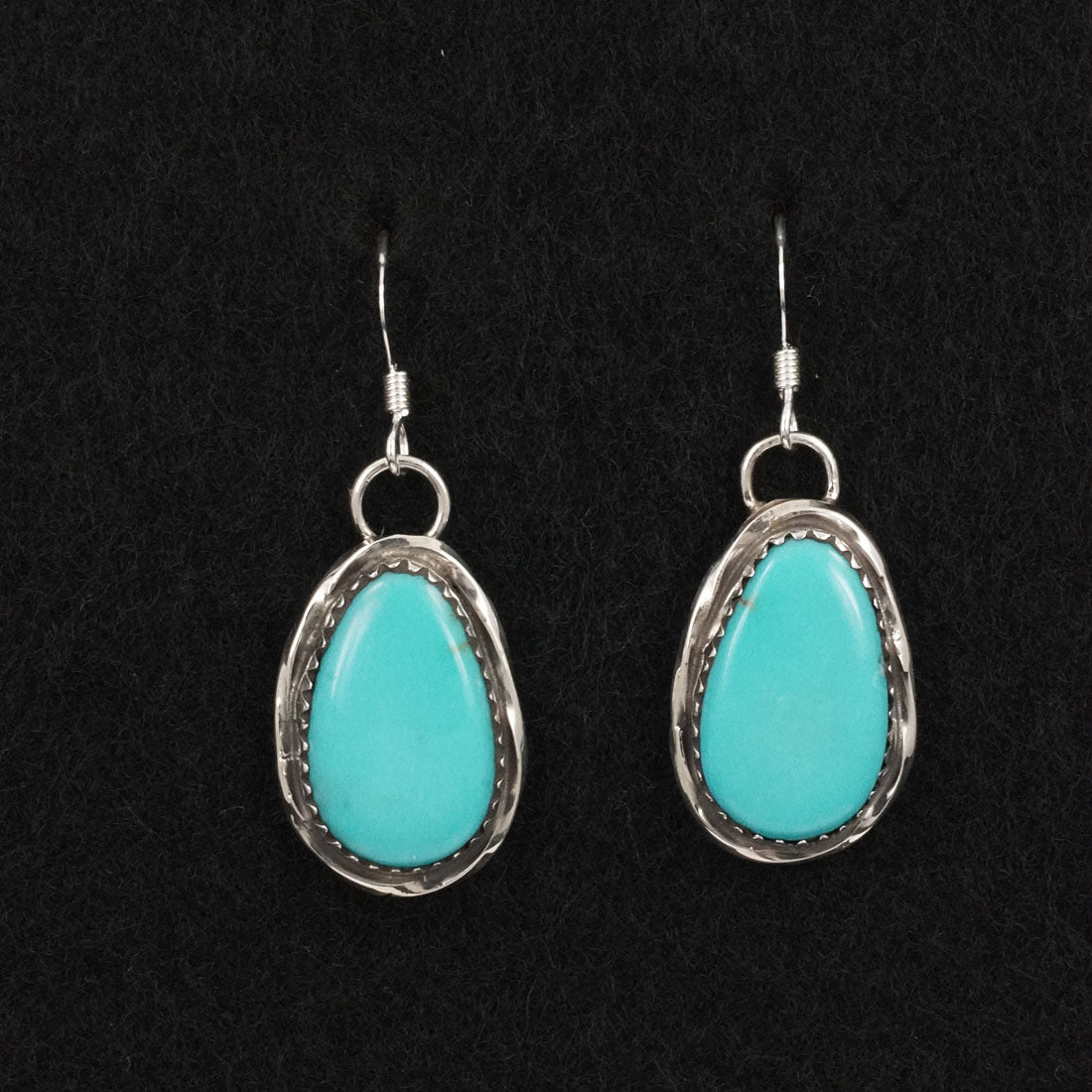 Ernest Hawthorne Turquoise & Sterling Silver Earrings
