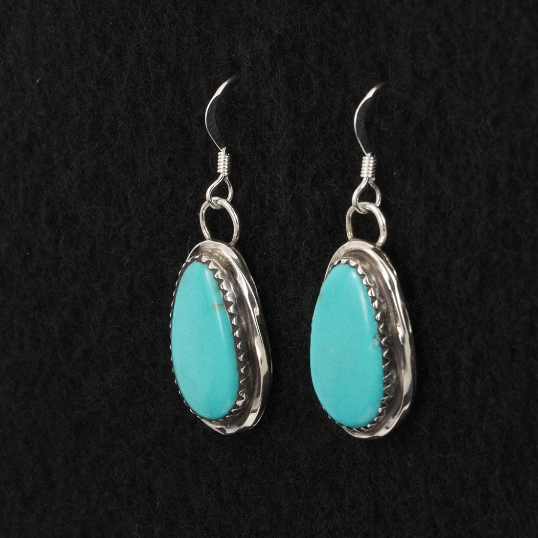Ernest Hawthorne Turquoise & Sterling Silver Earrings
