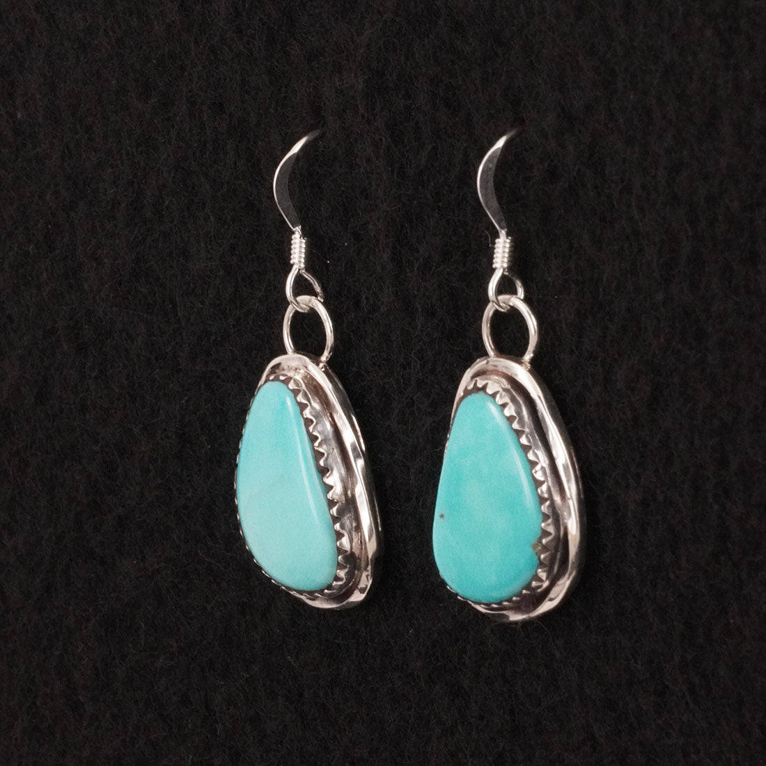 Ernest Hawthorne Turquoise & Sterling Silver Earrings