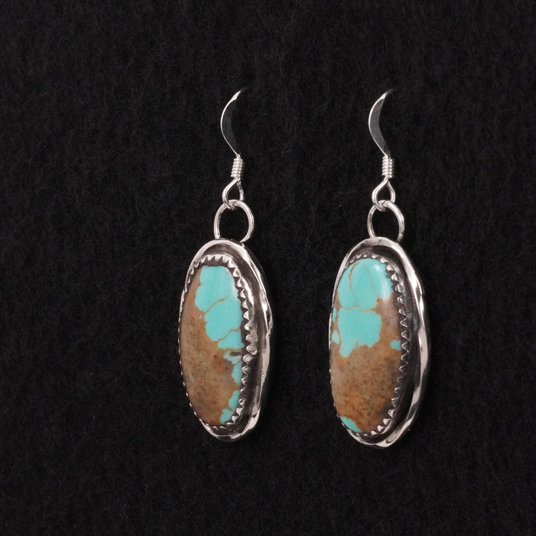 Ernest Hawthorne Turquoise & Sterling Silver Earrings
