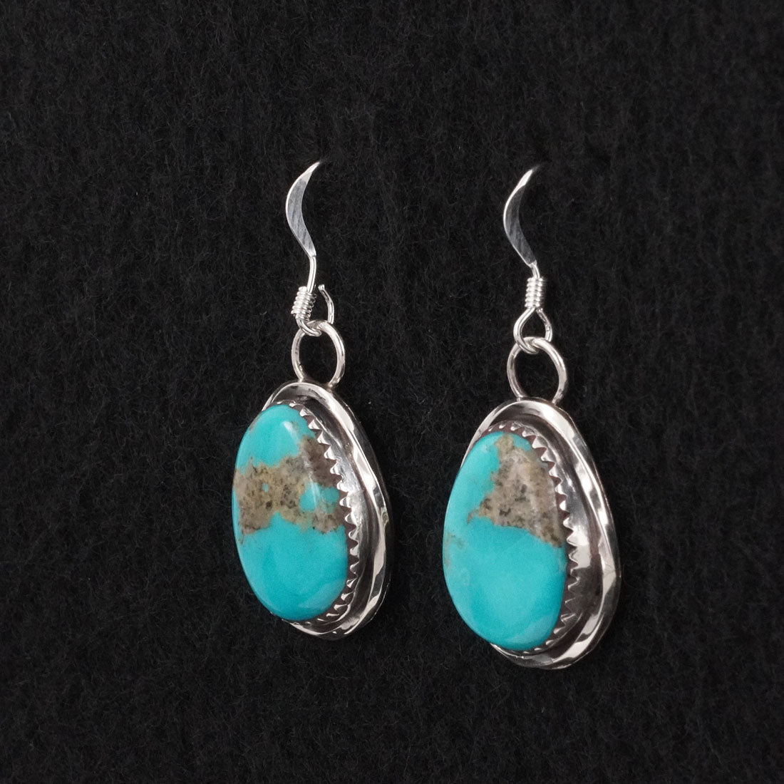 Ernest Hawthorne Turquoise & Sterling Silver Earrings