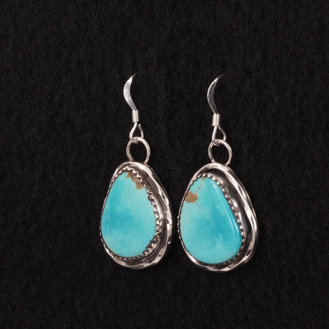 Ernest Hawthorne Turquoise & Sterling Silver Earrings