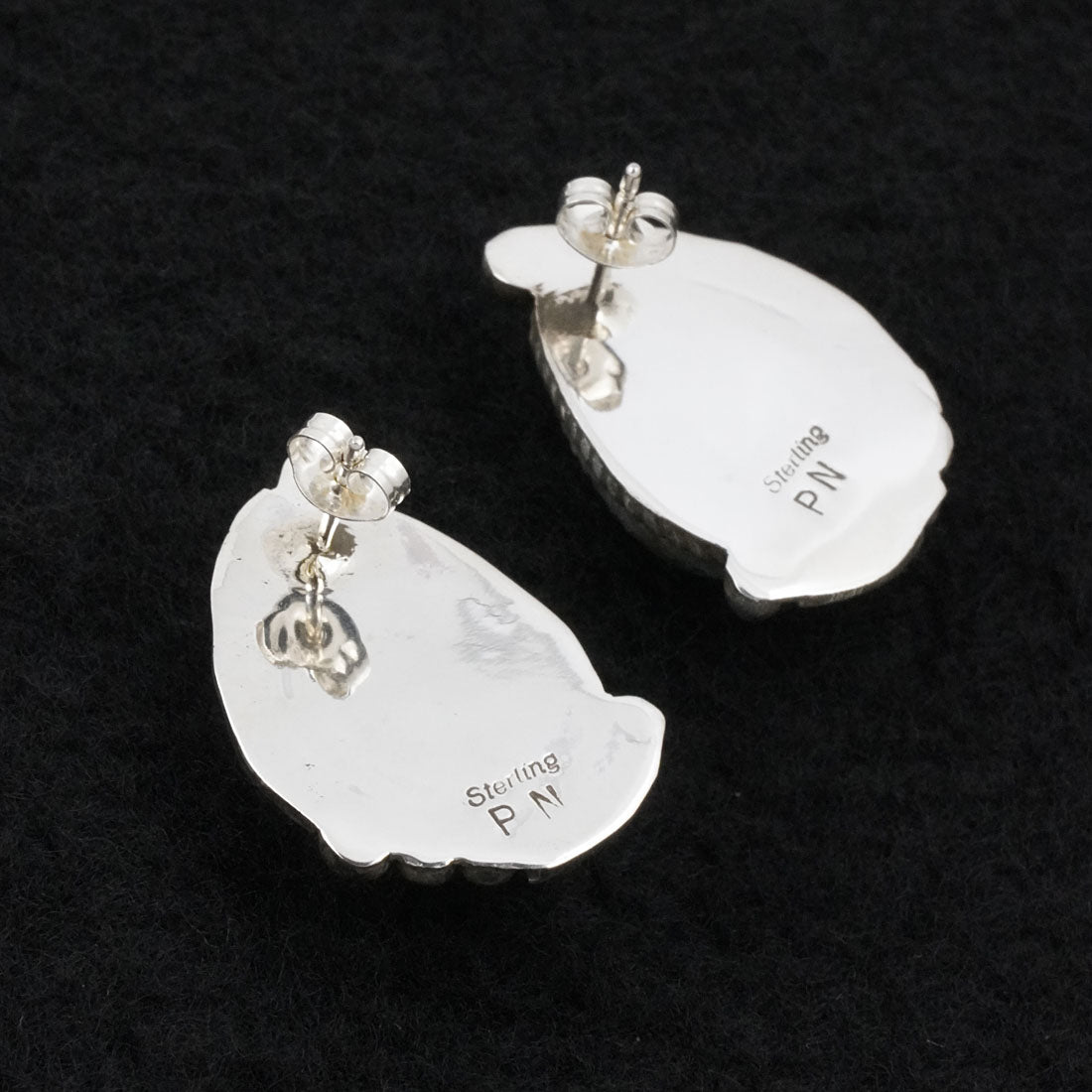 Phil Nez Turquoise & Sterling Silver Earrings