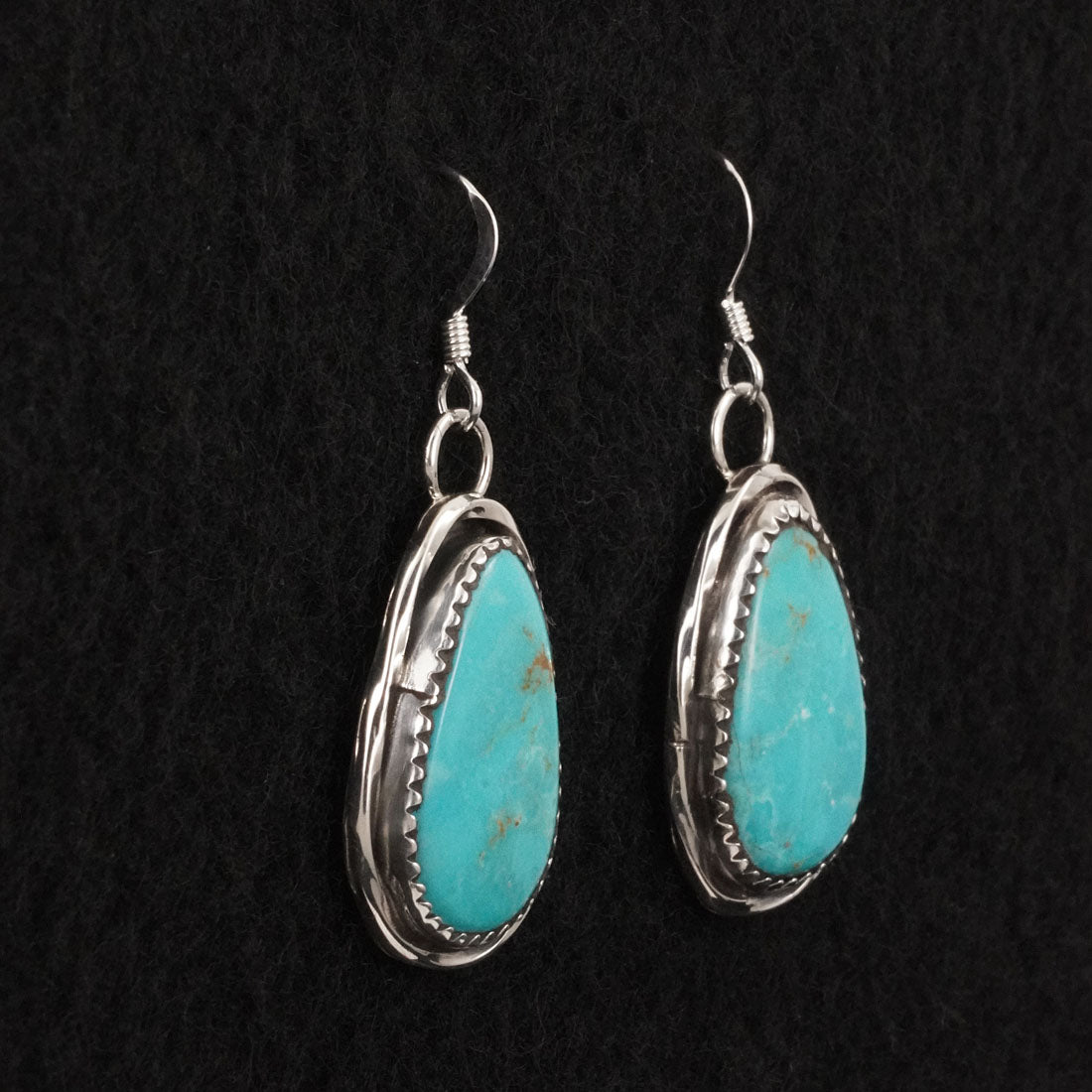 Ernest Hawthorne Turquoise & Sterling Silver Earrings