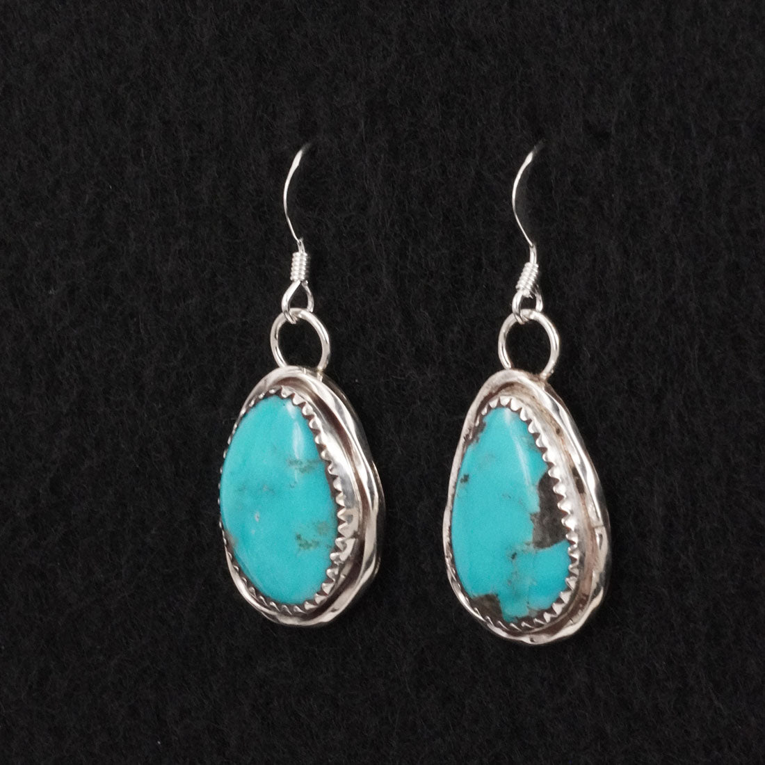 Ernest Hawthorne Turquoise & Sterling Silver Earrings