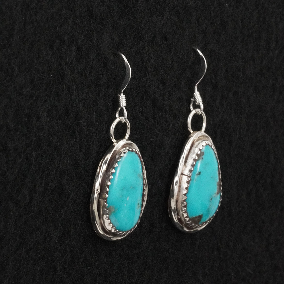 Ernest Hawthorne Turquoise & Sterling Silver Earrings