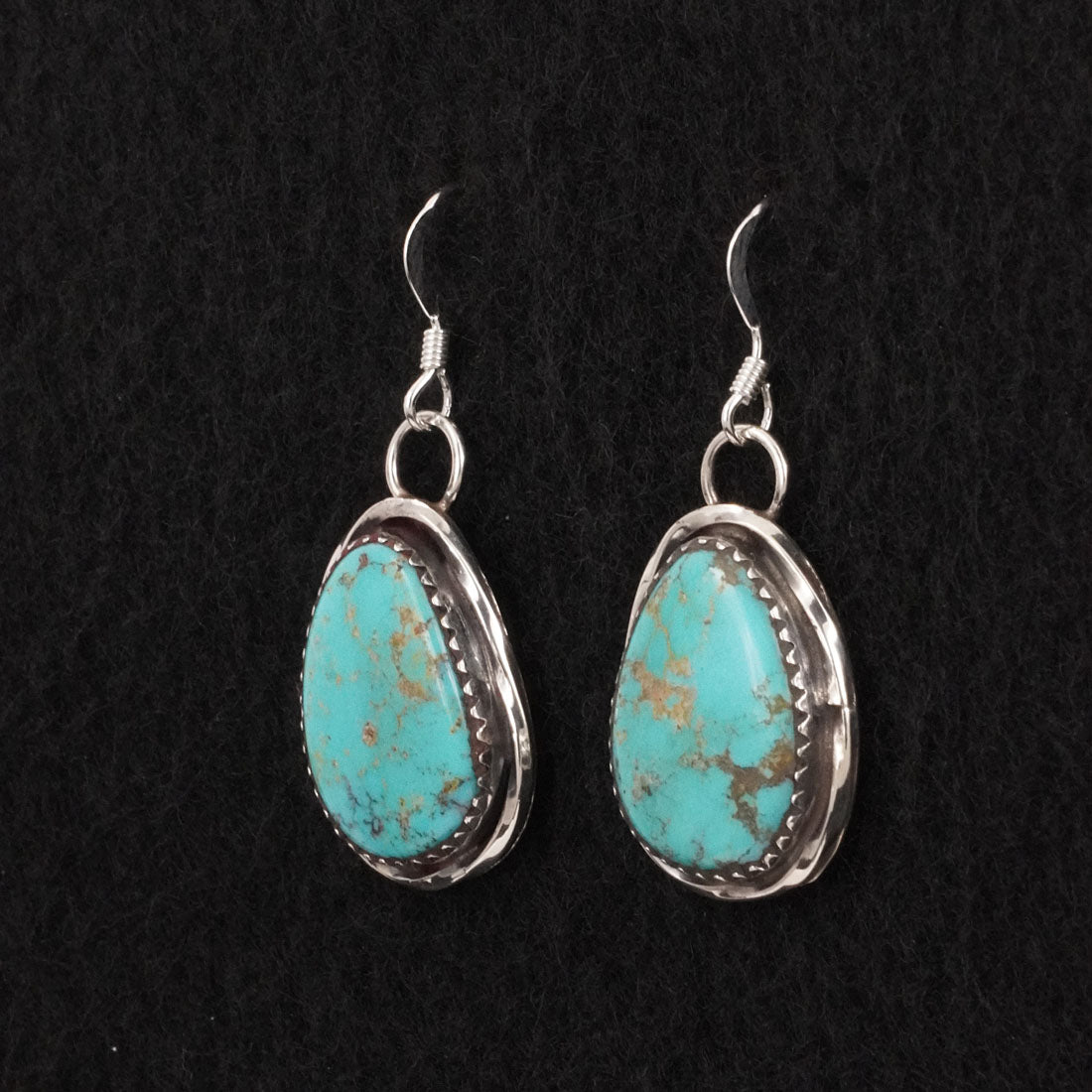 Ernest Hawthorne Turquoise & Sterling Silver Earrings