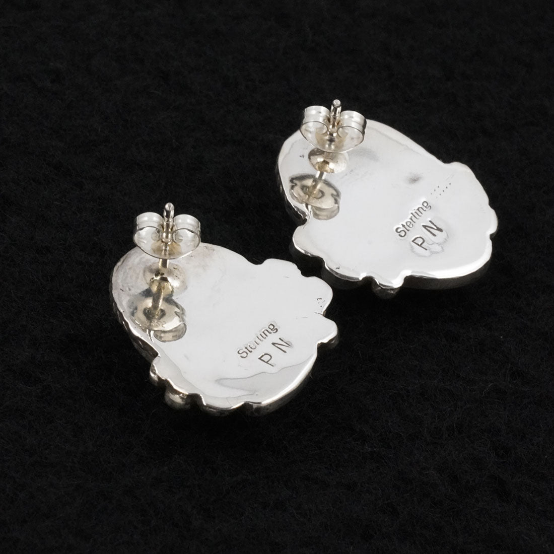 Phil Nez Turquoise & Sterling Silver Earrings