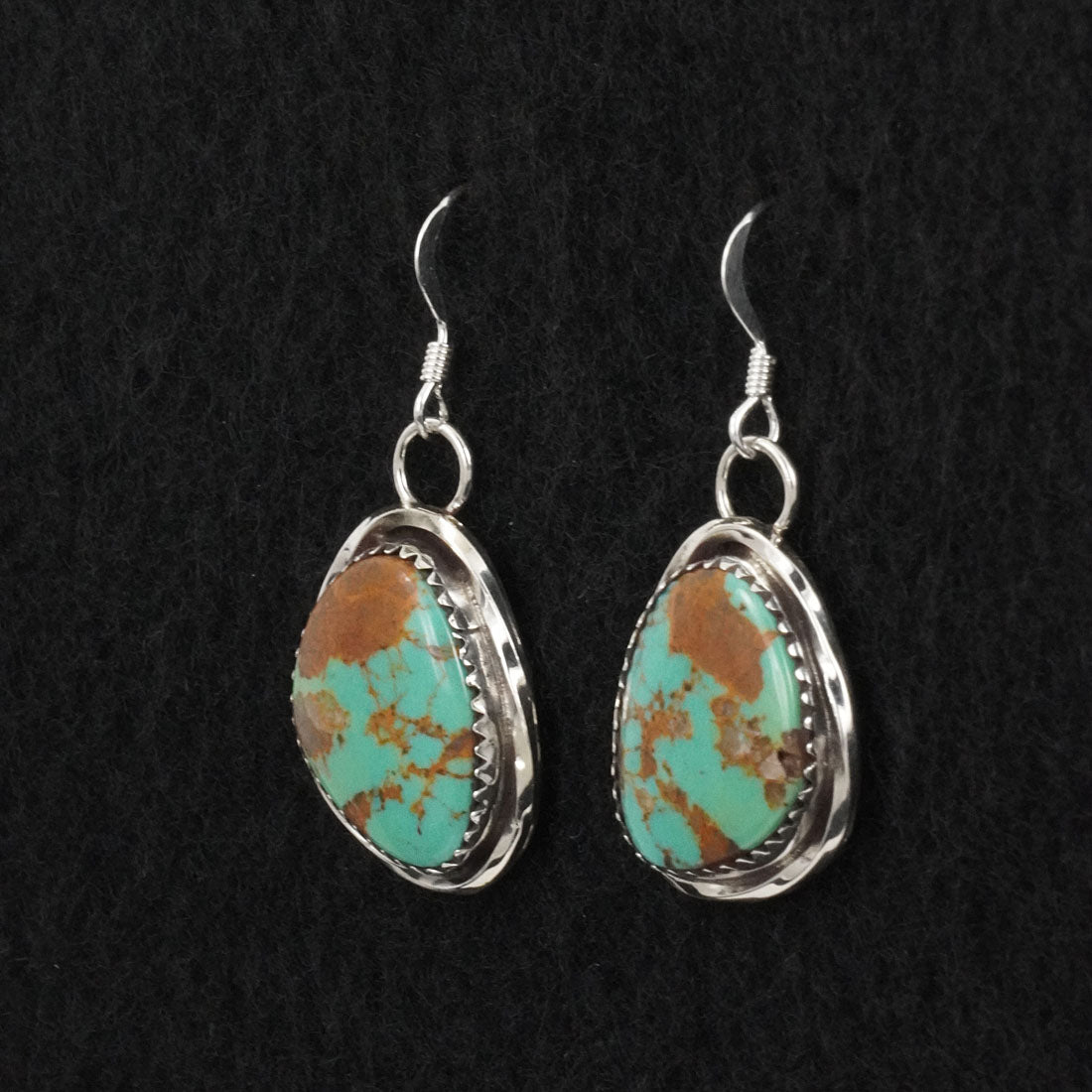 Ernest Hawthorne Turquoise & Sterling Silver Earrings
