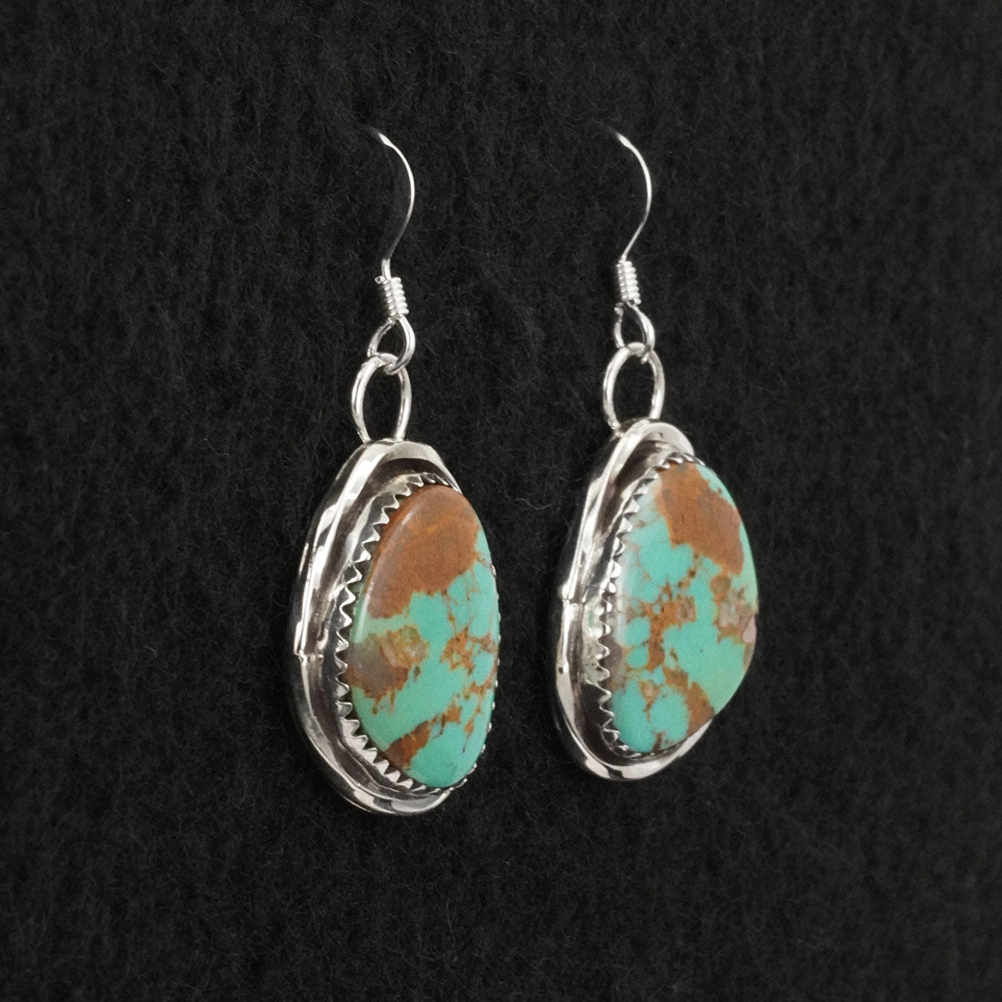 Ernest Hawthorne Turquoise & Sterling Silver Earrings