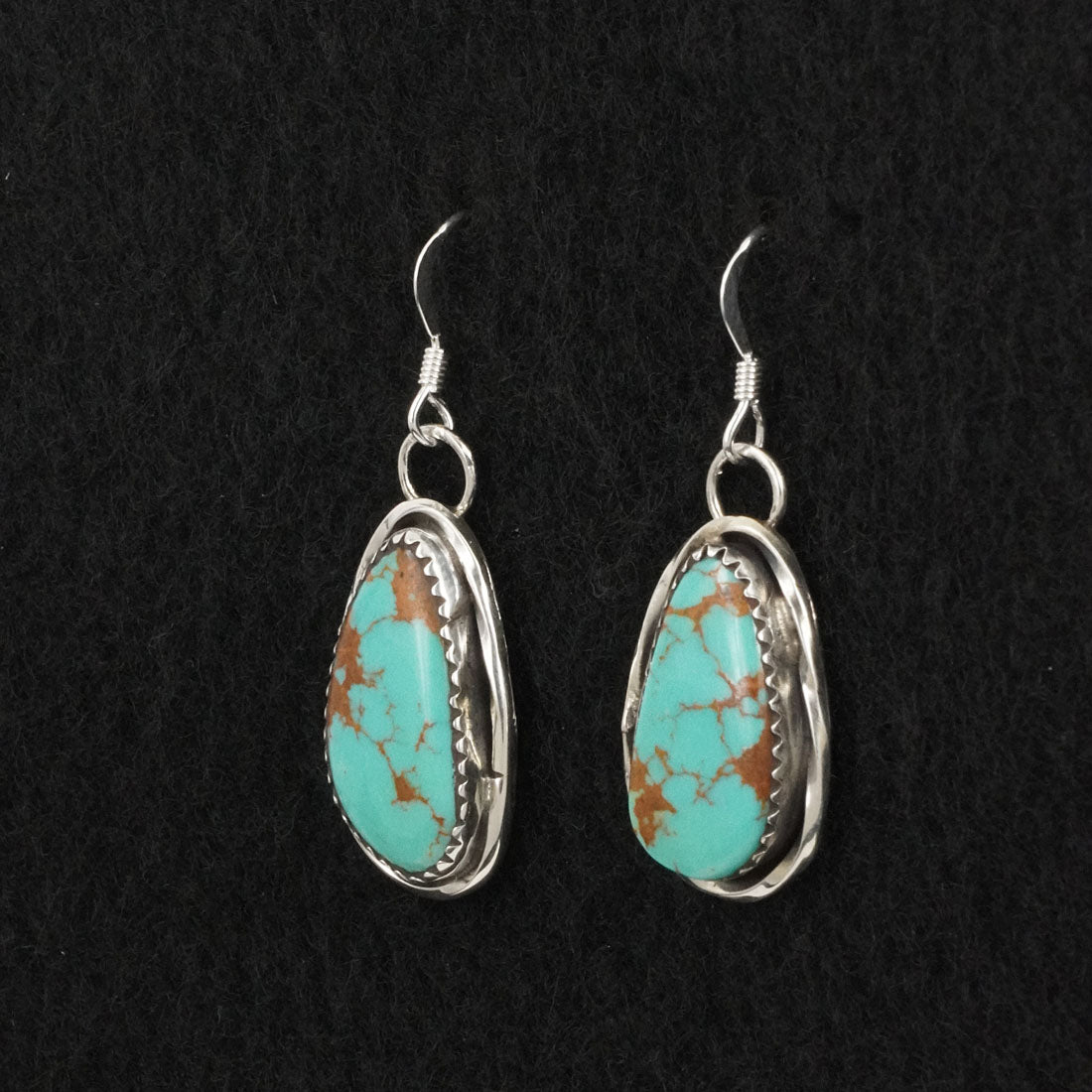Ernest Hawthorne Turquoise & Sterling Silver Earrings