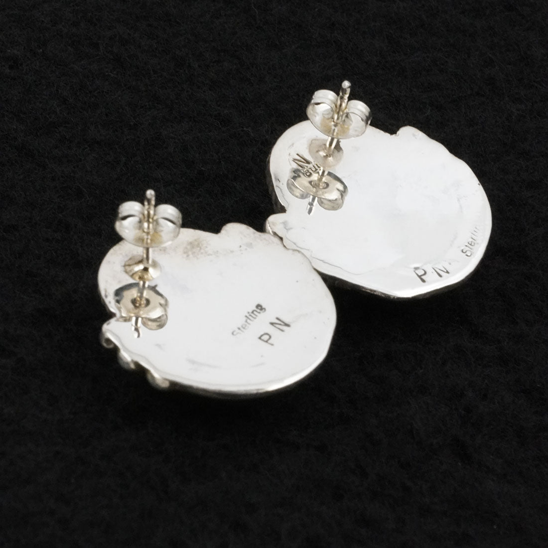 Phil Nez Turquoise & Sterling Silver Earrings