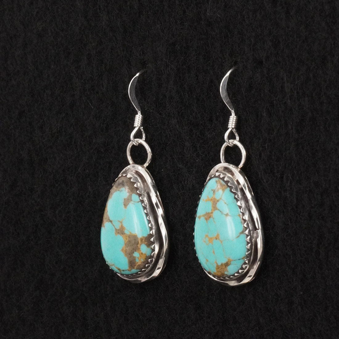 Ernest Hawthorne Turquoise & Sterling Silver Earrings