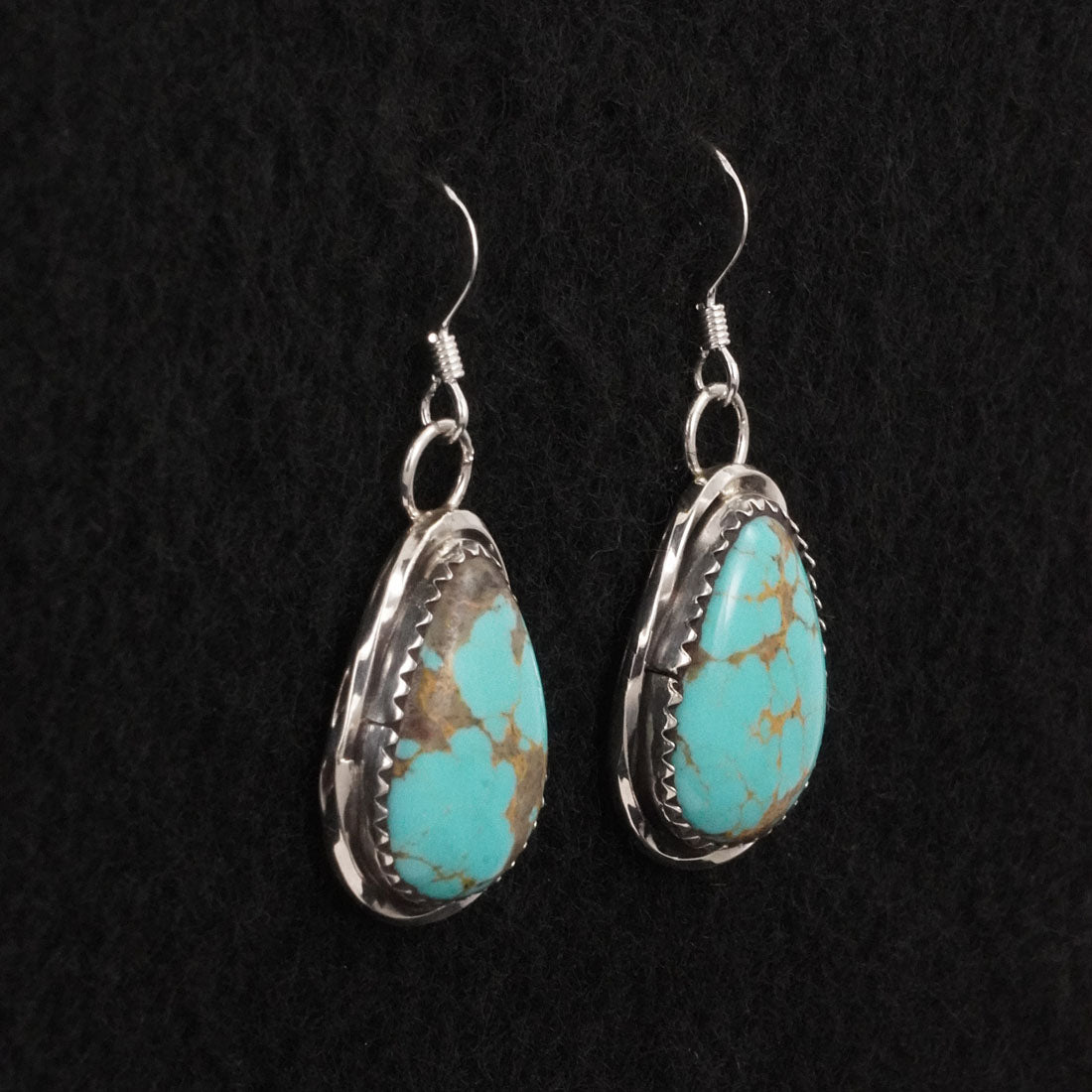 Ernest Hawthorne Turquoise & Sterling Silver Earrings