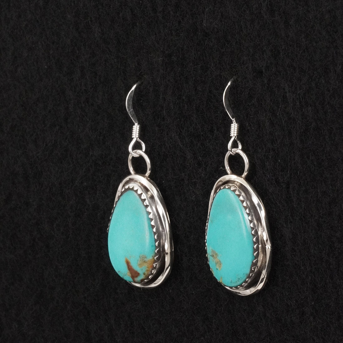Ernest Hawthorne Turquoise & Sterling Silver Earrings