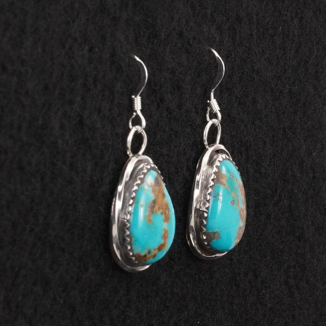 Ernest Hawthorne Turquoise & Sterling Silver Earrings
