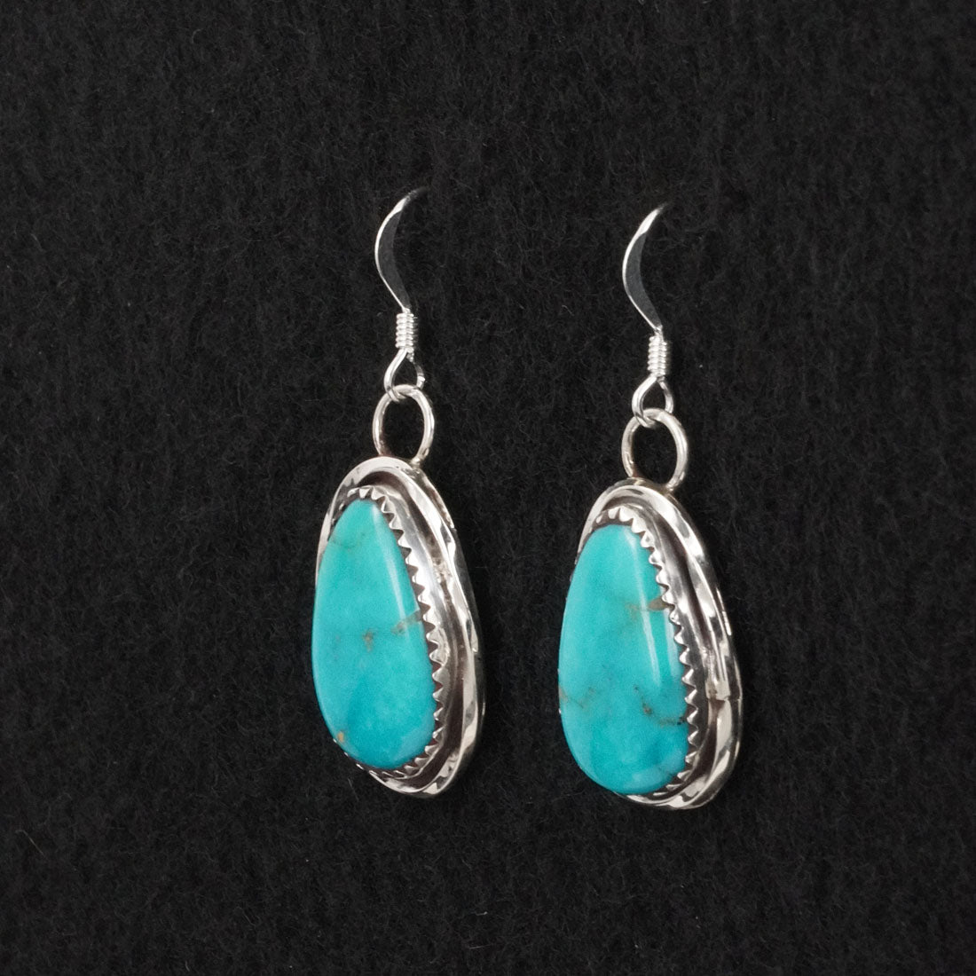 Ernest Hawthorne Turquoise & Sterling Silver Earrings