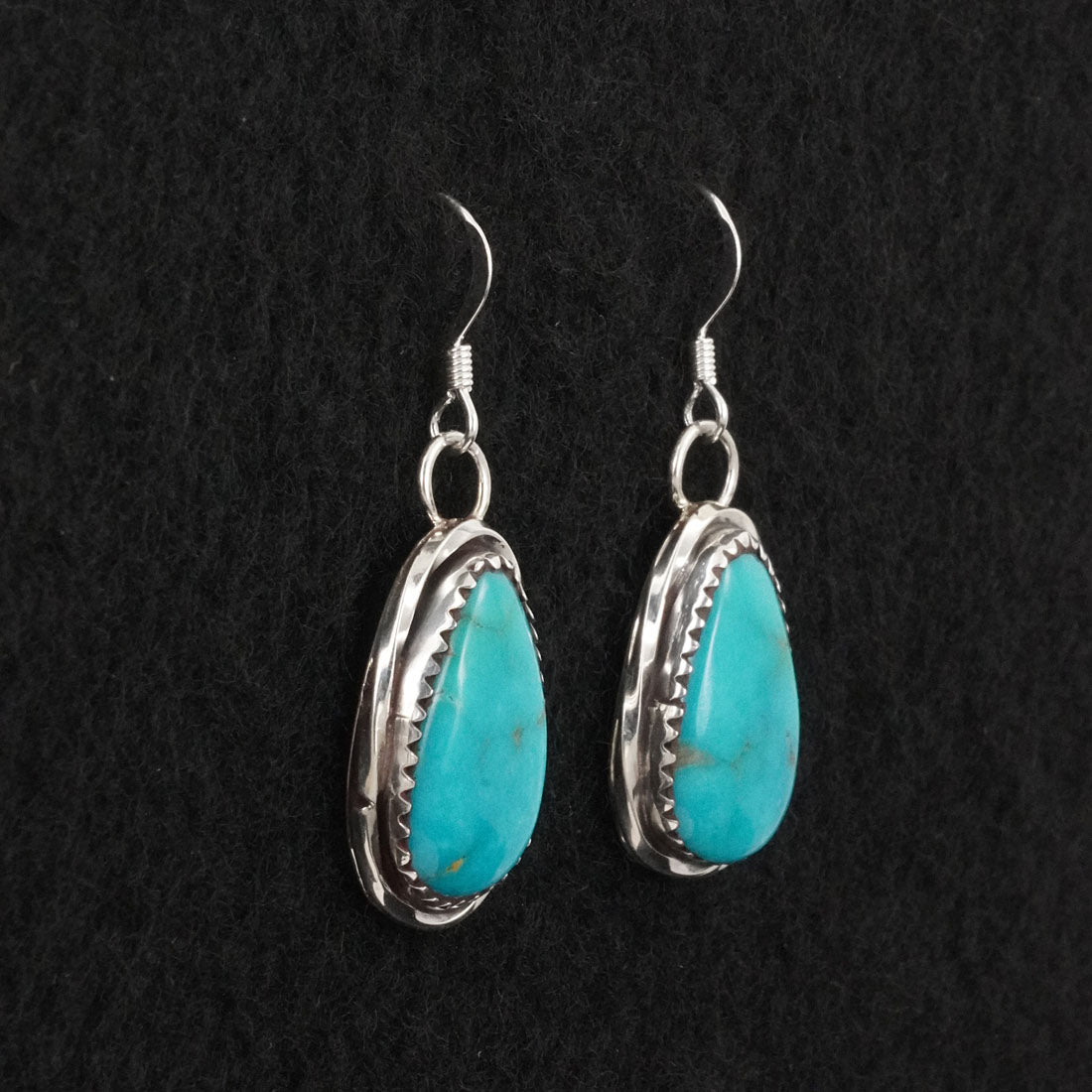 Ernest Hawthorne Turquoise & Sterling Silver Earrings
