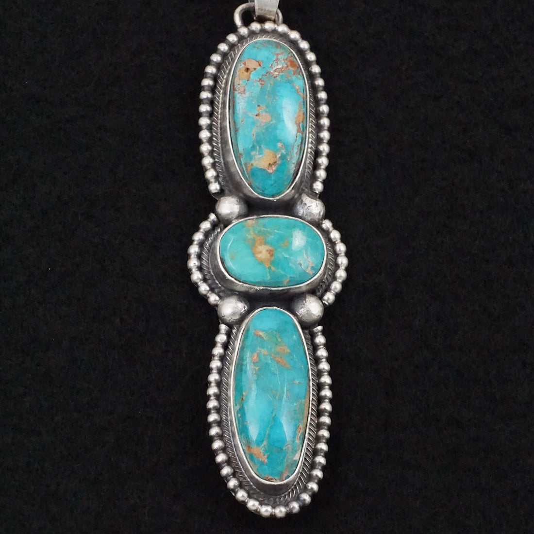 Darrin Livingston Turquoise & Sterling Silver Pendant