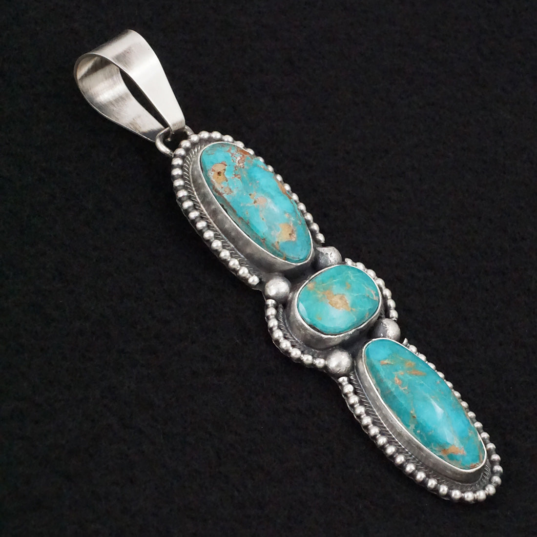 Darrin Livingston Turquoise & Sterling Silver Pendant