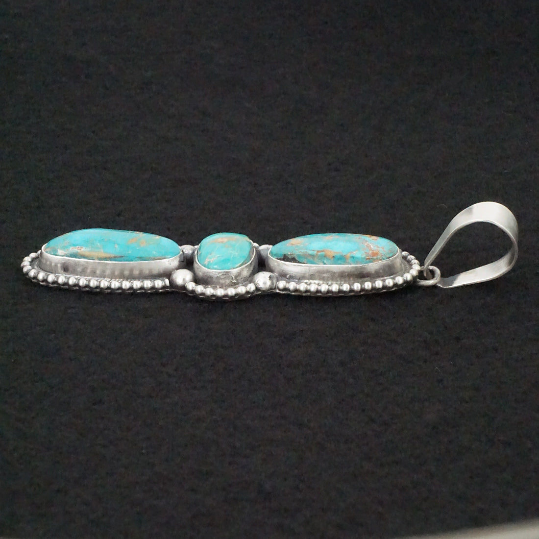 Darrin Livingston Turquoise & Sterling Silver Pendant