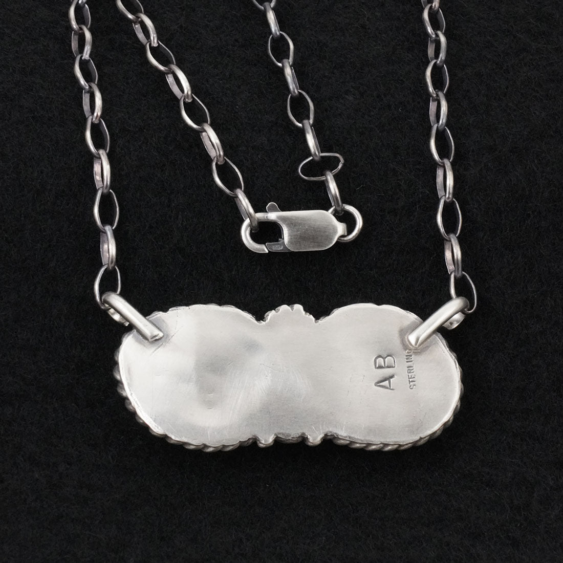 Antwone Brown Turquoise & Sterling Silver Necklace