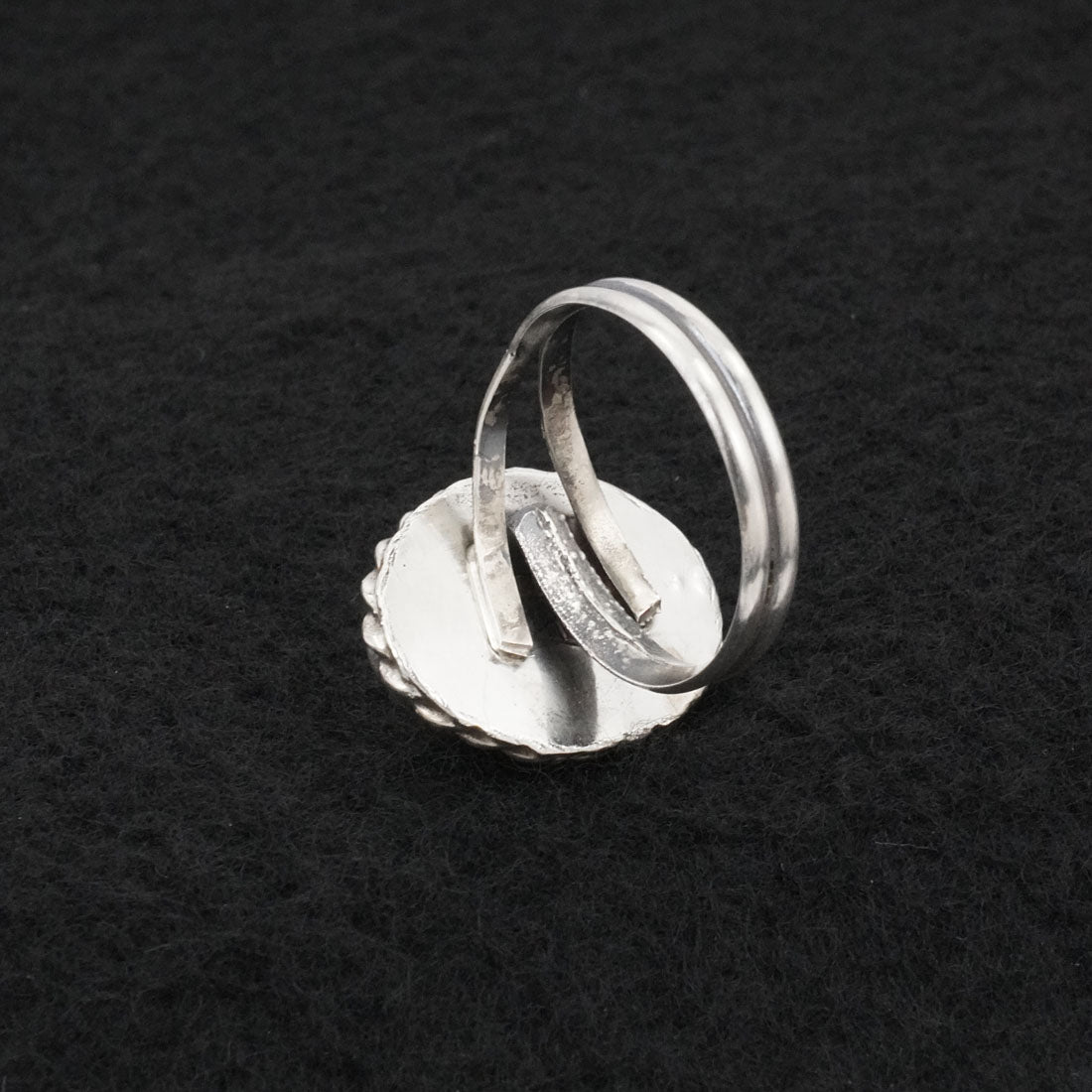 Antwone Brown Turquoise & Sterling Silver Ring Size Adj.