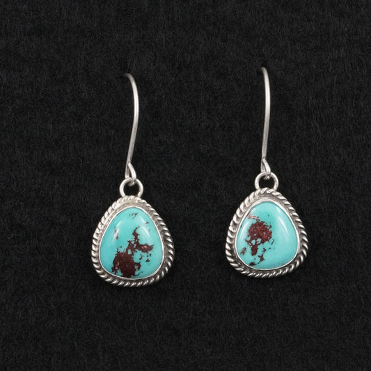 Eugene Gruber Turquoise & Sterling Silver Earrings