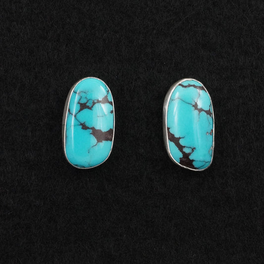 Eugene Gruber Turquoise & Sterling Silver Earrings
