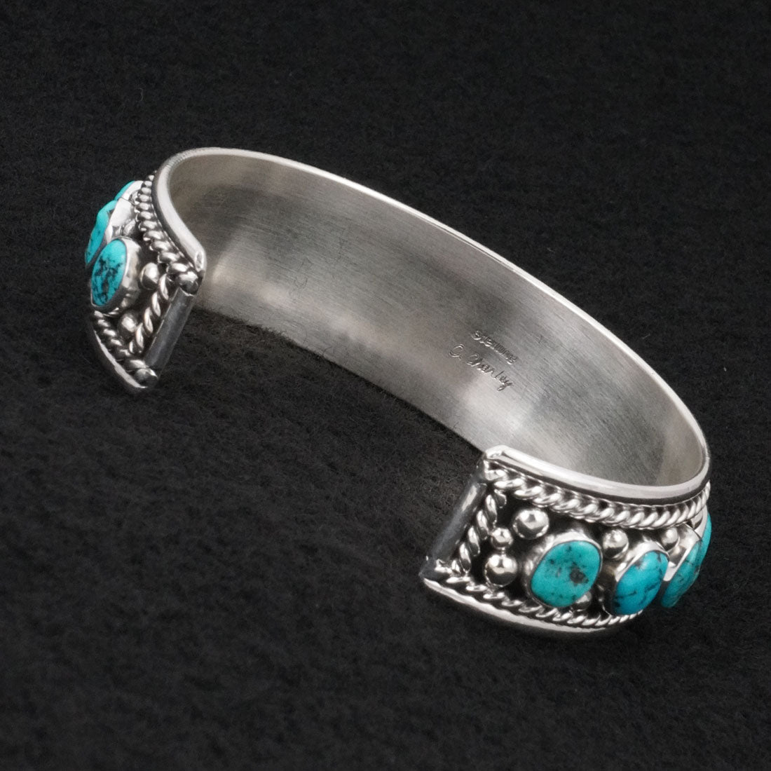 Chester Charley Turquoise & Sterling Silver Bracelet