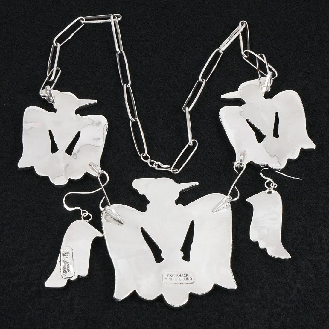 Corraine Shack Multi-Stone & Sterling Silver Necklace Set