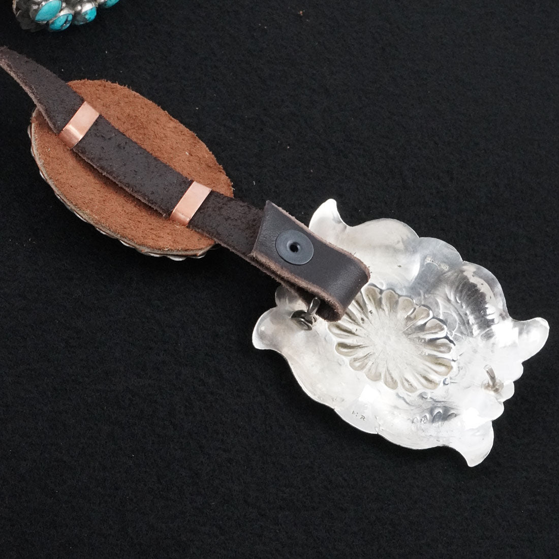 Marilyn Ramone Turquoise & Sterling Silver Concho Belt