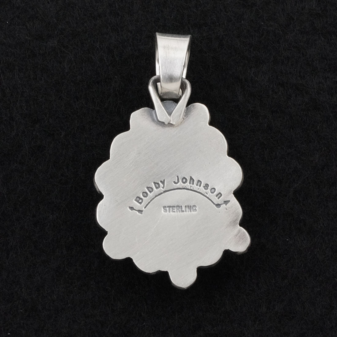 Bobby Johnson Turquoise & Sterling Silver Pendant