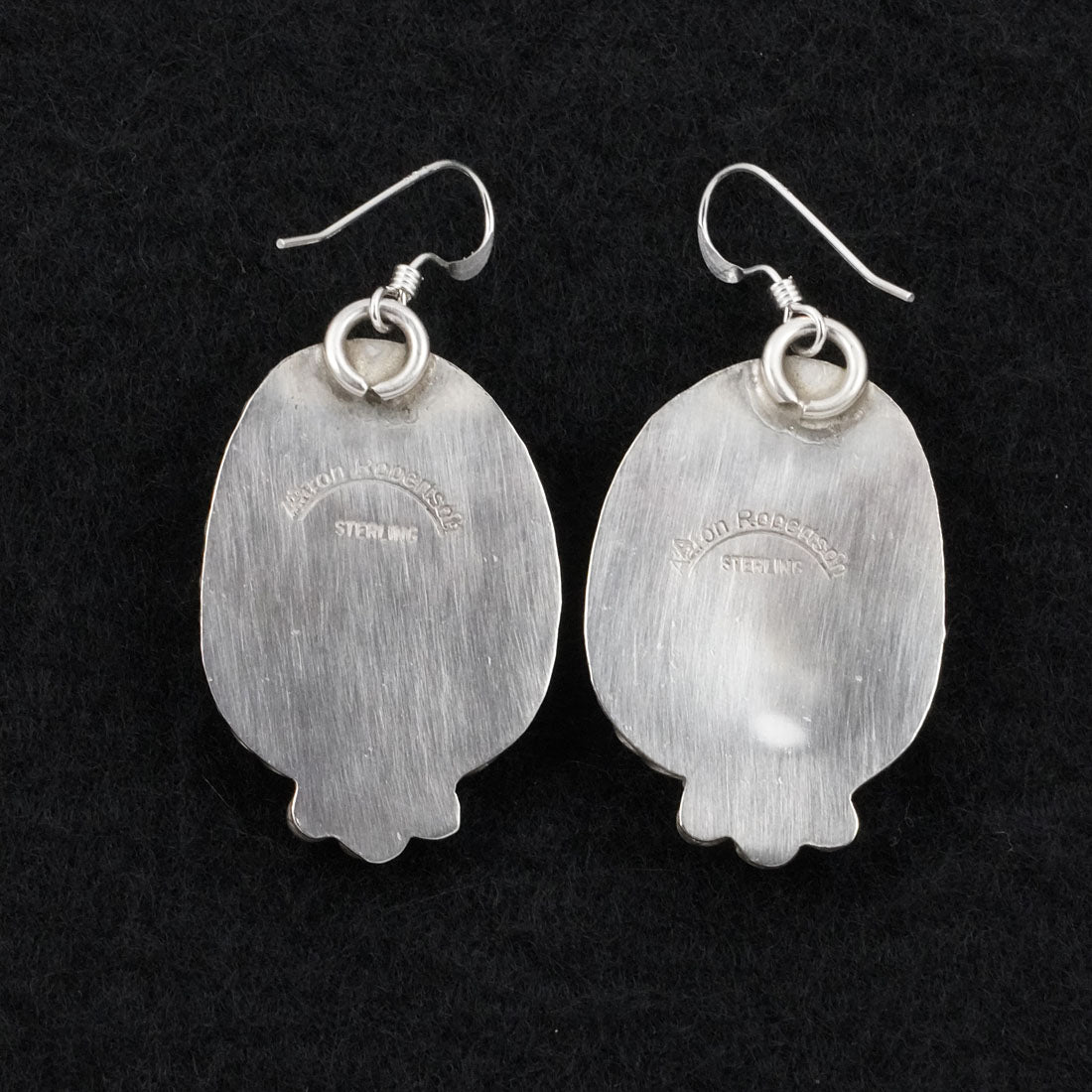 Aaron Robertson Turquoise & Sterling Silver Earrings