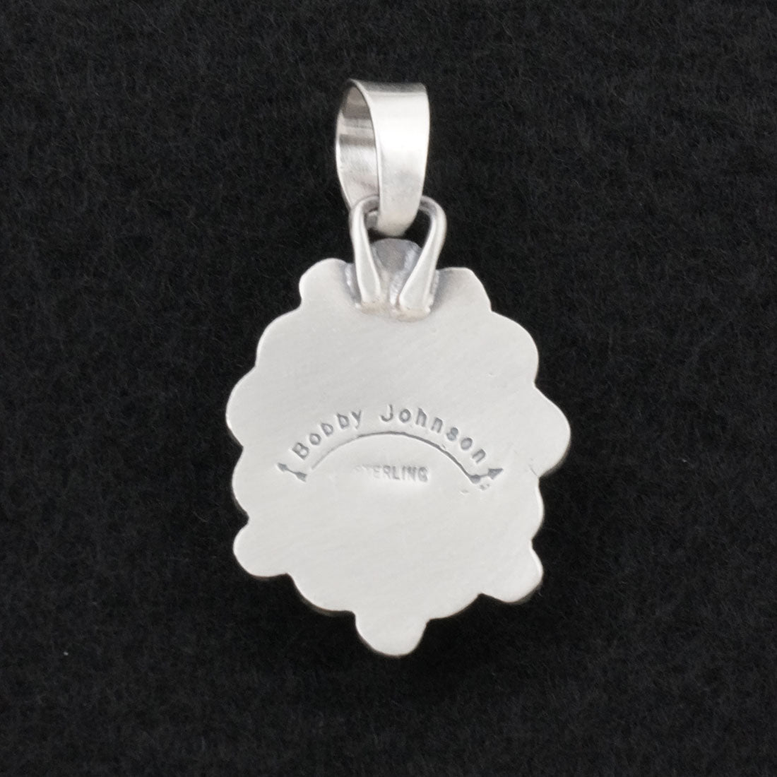 Bobby Johnson Turquoise & Sterling Silver Pendant