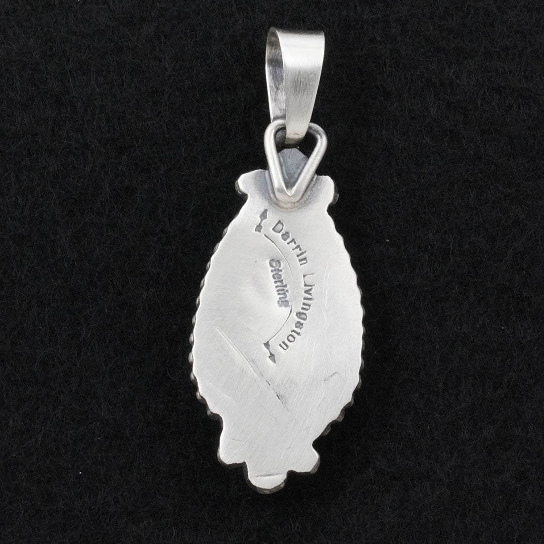 Darrin Livingston Turquoise & Sterling Silver Pendant