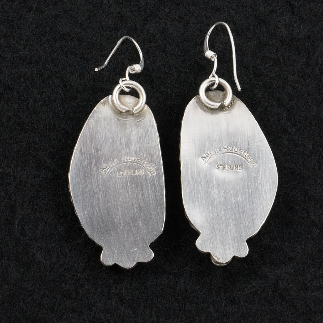 Aaron Robertson Turquoise & Sterling Silver Earrings