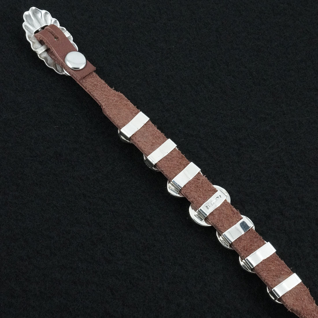Marlene Ramone Turquoise, Sterling Silver & Leather Bracelet