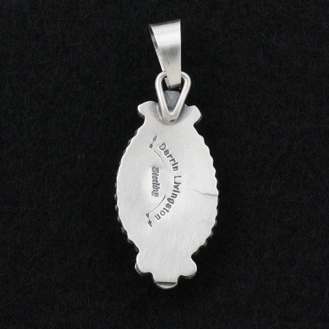 Darrin Livingston Turquoise & Sterling Silver Pendant