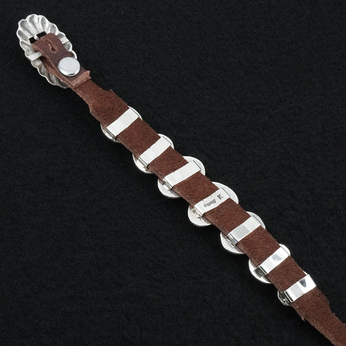 Marlene Ramone Multi-Stone, Sterling Silver & Leather Bracelet