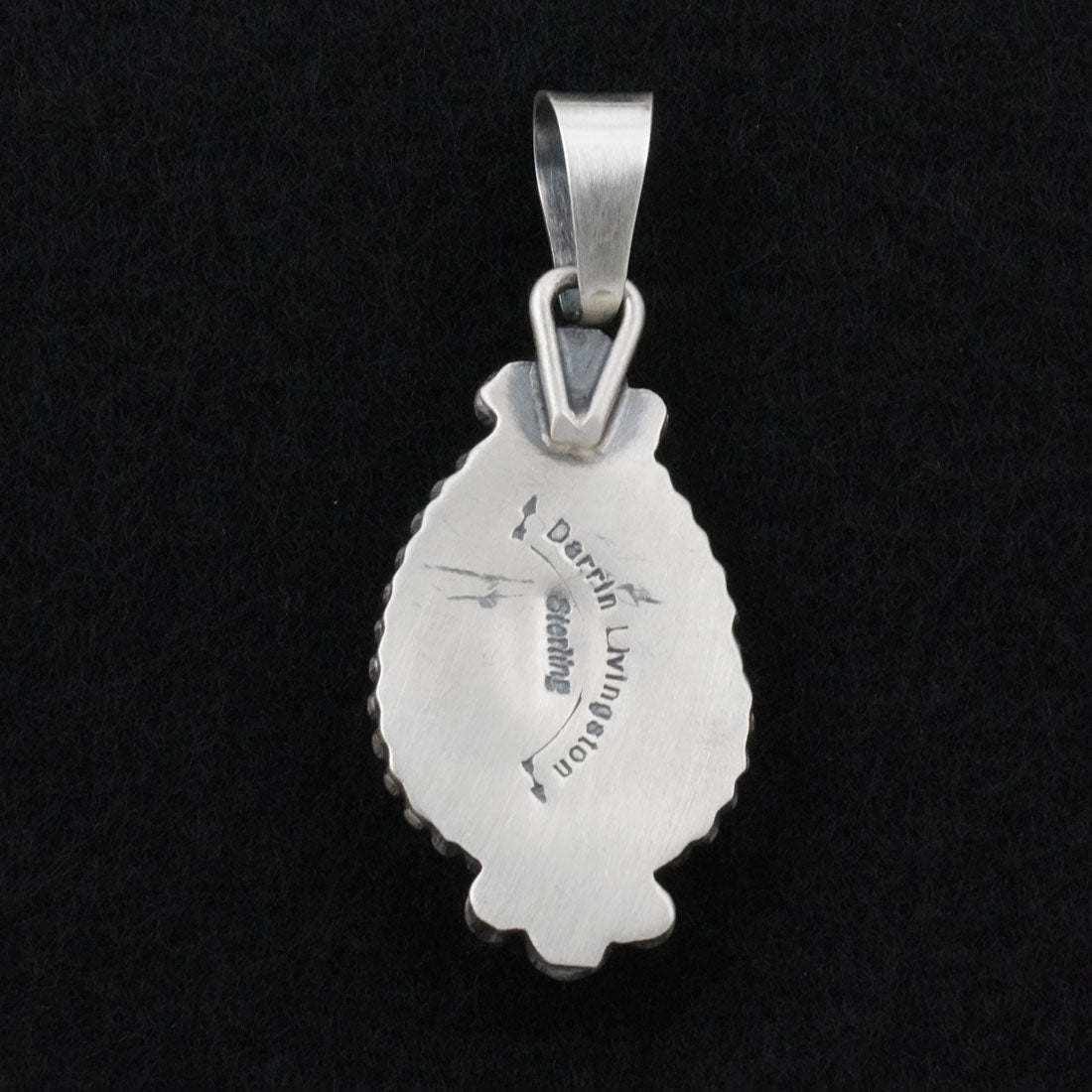 Darrin Livingston Turquoise & Sterling Silver Pendant